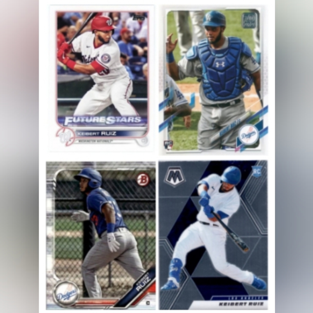 Keibert Ruiz ⚾ MLB Baseball Trading Cards Lot 🔥 Washington Nationals